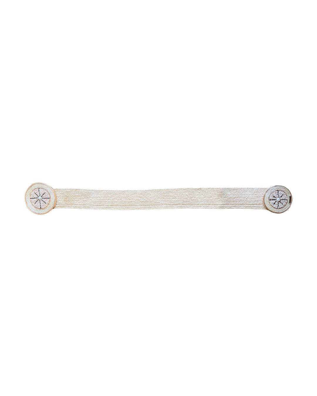 Belt Beige Summer Double Buckle